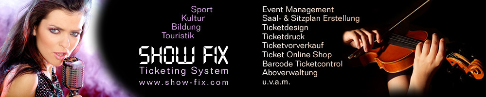 Ticketing System Show Fix www.show-fix.com